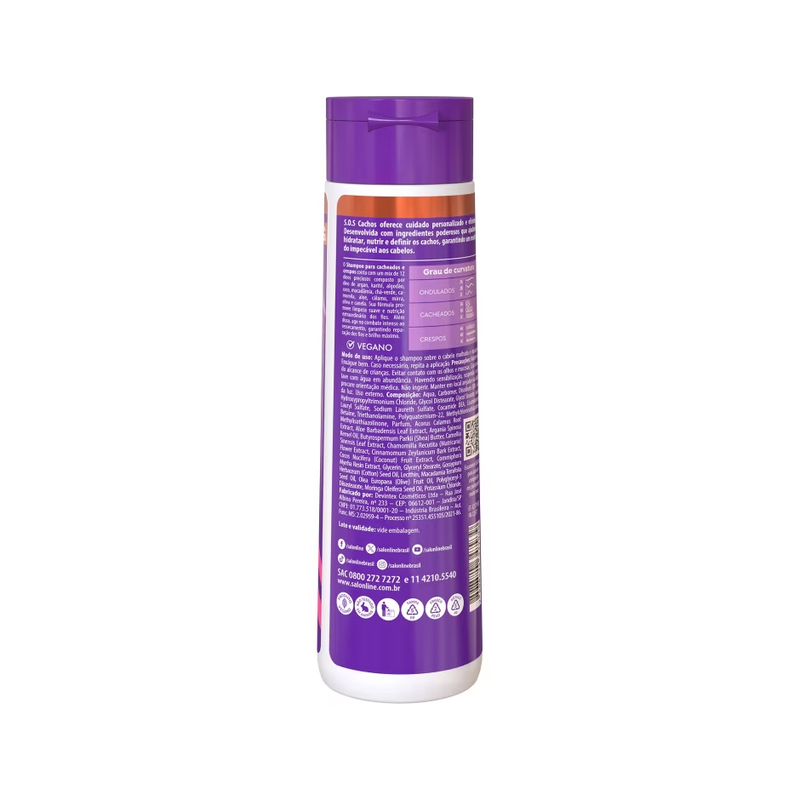Kit SOS Cachos Super Óleos linha completa