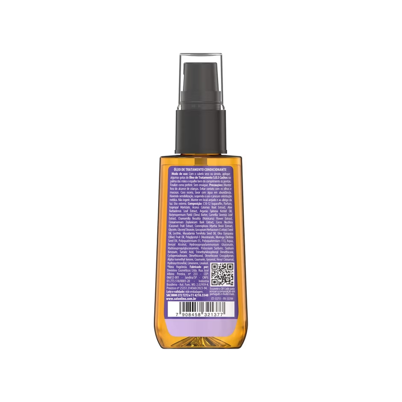 Kit SOS Cachos Super Óleos linha completa